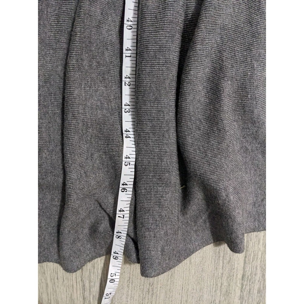 Gianni‎ Bini Womens Dress Mockneck Ruffle Bottom Long Sleeve Knit Gray Sz XL 347 - Picture 8 of 8
